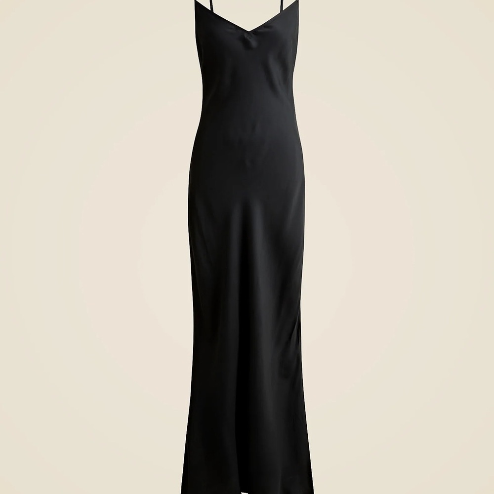 Elegant Black Slip Dress
